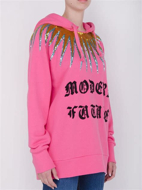 gucci modern future sweatshirt pink